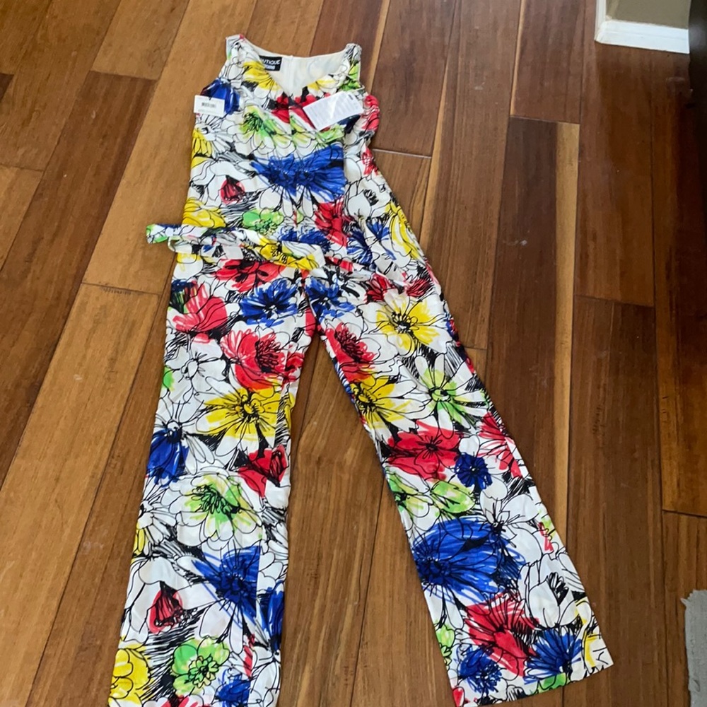 Silk jumpsuit sz 42 us 4-6